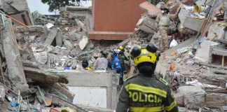 Vista de daños por el terremoto del 10 agosto en la ciudad de Cali (Colombia). Foto La Hora: EFE