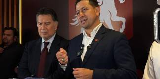 El diputado Nery Ramos reconoce su amistad con el expresidente Alfonso Portillo, que ahora integran el partido Firmes. Foto: La Hora / José Orozco
