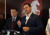 El diputado Nery Ramos reconoce su amistad con el expresidente Alfonso Portillo, que ahora integran el partido Firmes. Foto: La Hora / José Orozco