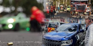 Los hechos armados registrados en El Trébol y la calzada San Juan complicaron la movilidad vehicular durante la mañana y tarde en la capital. Foto La Hora: Bomberos Municipales y CBV.