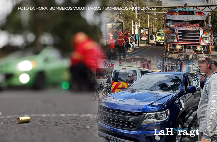 Los hechos armados registrados en El Trébol y la calzada San Juan complicaron la movilidad vehicular durante la mañana y tarde en la capital. Foto La Hora: Bomberos Municipales y CBV.