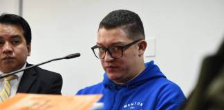 El Juzgado Tercero Penal cambió el delito a homicidio a Jorge Rodas Linares, acusado de atropellar a Nidia Bautista y su pareja, Kevin Jiménez. Foto La Hora: José Orozco