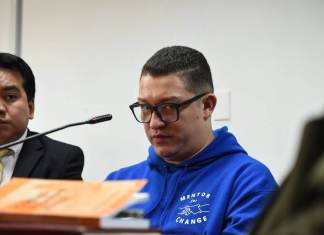 El Juzgado Tercero Penal cambió el delito a homicidio a Jorge Rodas Linares, acusado de atropellar a Nidia Bautista y su pareja, Kevin Jiménez. Foto La Hora: José Orozco