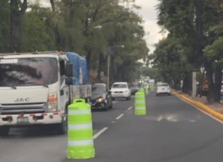 Solo el lunes, la PMT contabilizó más de 7 mil vehículos que utilizaron el reversible entre el bulevar Liberación y la zona 13. Foto La Hora: PMT