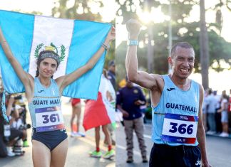Guatemala consigue la plarta y el bronce de la media maratón masculina y femenina en los juegos de Santo Domingo 2026.