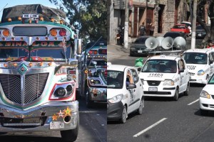 Con un paro de servicio el transporte extraurbano se suma a taxistas en protestas por alza a combustibles