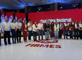 El partido Firmes conforma su Comité Ejecutivo Nacional este 15 de agosto, entre ellos figura el expresidente Alfonso Portillo. Foto: La Hora / José Orozco