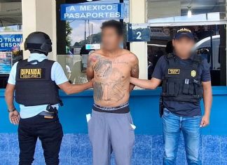 Salvadoreño detenido en México es entregado a las autoridades de su país. Foto La Hora: PNC