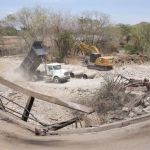 Construcción de paso provisional