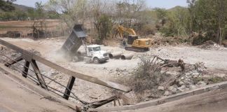 Construcción de paso provisional