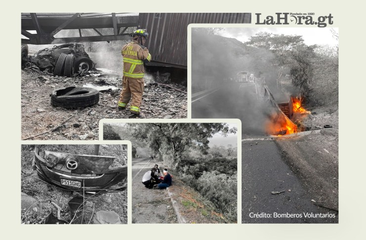 Colapsa puente en ruta al Atlántico luego de fuerte accidente e interrumpe el paso en Usumatlán puente