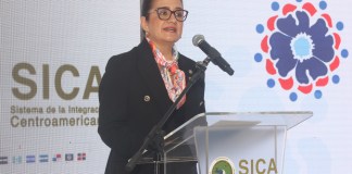 Lina Ajoy es la Secretaria general del sistema SICA. Foto La Hora: EFE