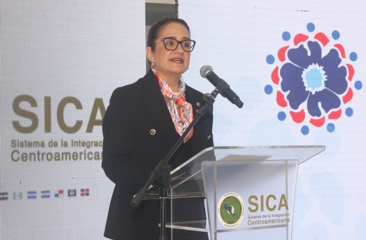Lina Ajoy es la Secretaria general del sistema SICA. Foto La Hora: EFE