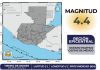 Temblor de 4.4 de magnitud fue sensible en Guatemala Un temblor fue sensible la madrugada de este sábado 8 de agosto.