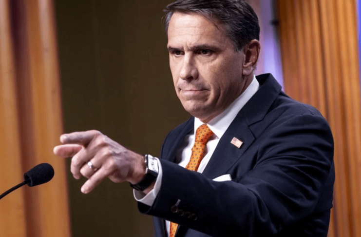 Por un voto mayoritario, el Senado estadounidense confirmó a Todd Blanche como fiscal general de Estados Unidos. Foto La Hora: EFE