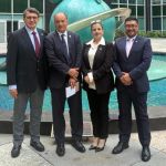 Magistrados del TSE lideran reunión de alto nivel en el Departamento de Estado