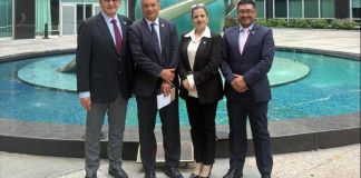 Magistrados del TSE lideran reunión de alto nivel en el Departamento de Estado