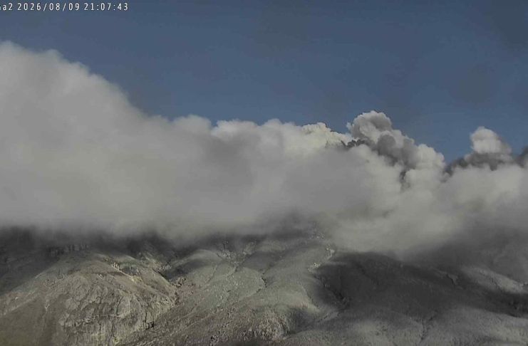 El Servicio Geológico Colombiano informó que el coloso mantiene una fase eruptiva.