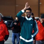 Vozinha al llegar a Chile para jugar en el Colo Colo
