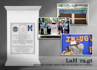 Un edificio con su nombre, una plaqueta y hasta el "Happy Birthday" fueron parte del homenaje que la Fahusac Escuintla le rindió a Walter Mazariegos este fin de semana.