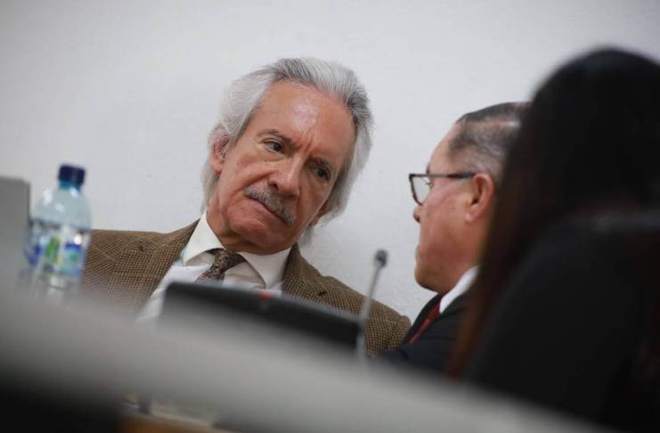 El Tribunal Noveno de Sentencia Penal pidió al Inacif un informe que señale cual es el estado actual de salud de José Rubén Zamora. Foto La Hora: Daniel Ramírez
