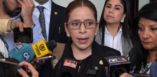 La ministra de Comunicaciones, Norma Zea. Foto La Hora: José Orozco