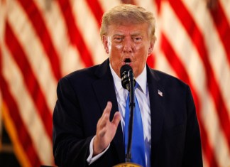 Imagen de archivo del presidente Donald Trump. Foto La Hora: EFE