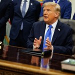 Imagen de archivo del presidente Donald Trump. Foto La Hora: EFE