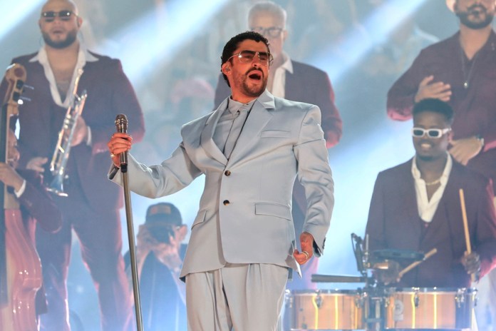Bad Bunny gana su primer Emmy gracias a su espectáculo de medio tiempo del Super Bowl. Foto La Hora: Agencia EFE/ Thais Llorca.