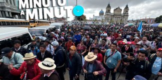 Minuto a minuto: Finaliza la reunión entre líderes de los 48 Cantones y el presidente Arévalo La manifestación de los 48 Cantones de Totonicapán se dirige rumbo al Congreso de la República.