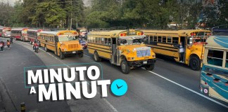 Minuto a minuto: transportistas marchan a la capital en caravana, mientras hay dos bloqueos en carreteras Foto La Hora: Roberto Altán