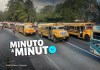 En vivo: minuto a minuto de la manifestación de transportistas por alza del precio en combustibles del país Foto La Hora: Roberto Altán