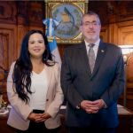 La visita de Ana Quintana a Guatemala, los actores que visitó y la advertencia de visas. Foto La Hora: Embajada de Estados Unidos en Guatemala.