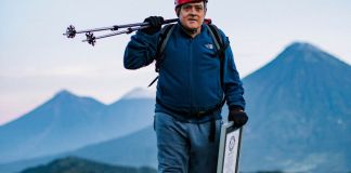 Jaime Viñals busca conquistar el volcán Llullaillaco. Foto La Hora: Jaime Viñals.