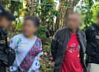 Hombre y mujer son acusados de trasladar a una persona hacia EE. UU. Foto Laz Hora: MP.