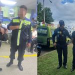Capturan a motorista tras atropellar a agente de PMT. Foto La Hora: PNC.