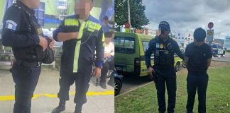 Capturan a motorista tras atropellar a agente de PMT. Foto La Hora: PNC.
