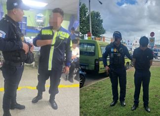 PNC captura a joven tras atropellar a agente de PMT; conducía motocicleta con reporte de robo Capturan a motorista tras atropellar a agente de PMT. Foto La Hora: PNC.