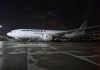 Avion Air France Boing 777 en el Aeropuerto Internacional La Aurora. Foto La Hora: Ala Rotativa Guatemala