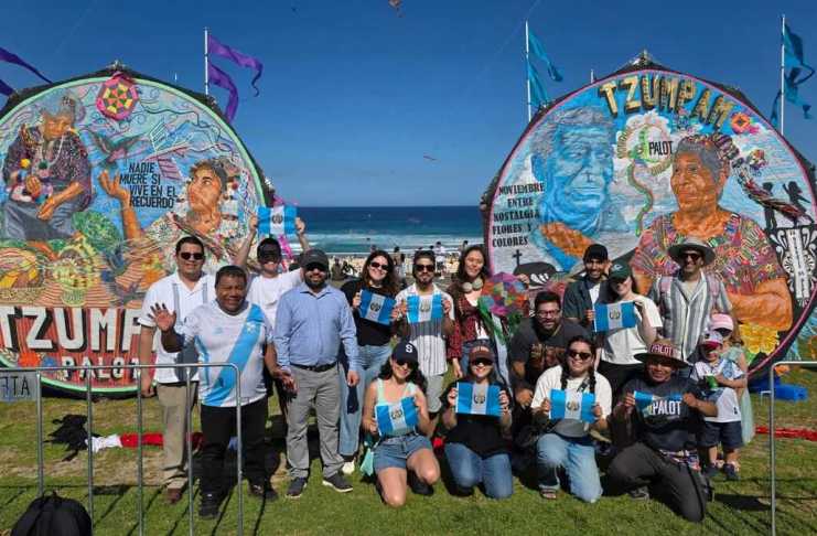 Barriletes gigantes de Sumpango participan en festival de Australia Barriletes Sumpango en Australia - foto Festival del Barrilete Gigante (1)