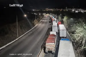 Continúan bloqueos en Guatemala: Cuatro puntos de carreteras cerrados
