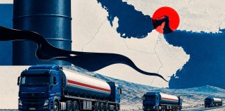 Alrededor de 1,000 camiones cisterna al día trasladan petróleo y derivados de Irak a Siria como alternativa a las restricciones en el estrecho de Ormuz. Foto La Hora