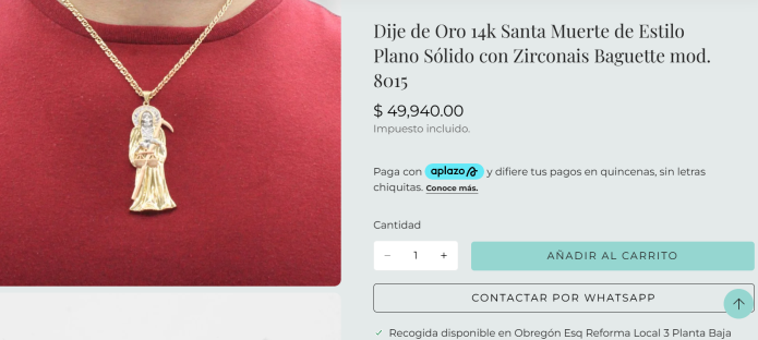 Dije Santa Muerte