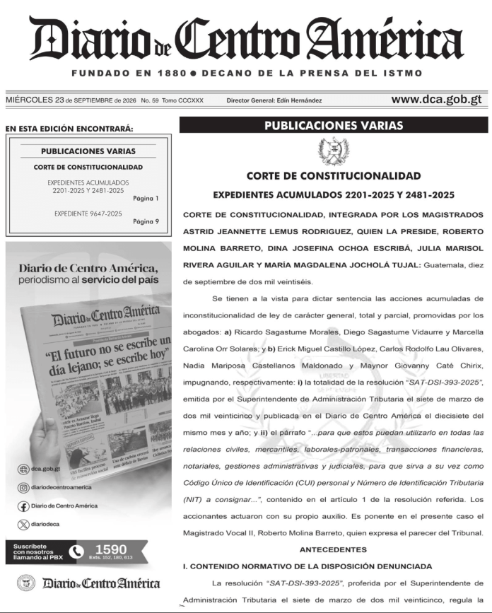 CC expedientes abogados NIT DPI