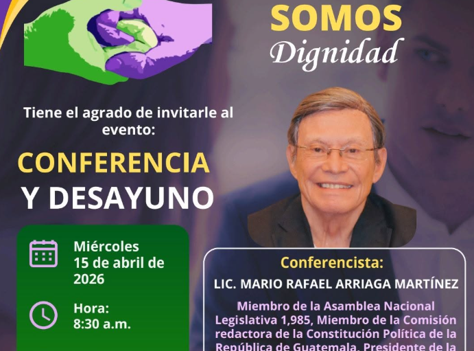 Rafael Arriaga es el director del Instituto de Formación Política Somos Dignidad, el mismo nombre del partido en formación.