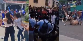 Videos registran altercados y pelas durante celebraciones patrias del 14 de septiembre Capturas de pantalla de altercados violentos registrados el 14 de septiembre. Foto La Hora: Captura de pantalla