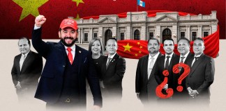 Diputados que viajaron a China. En la foto Héctor Aldana y otros