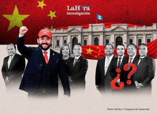 Diputados que viajaron a China. En la foto Héctor Aldana y otros