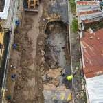 Cierre indefinido Conoce las rutas alternas por los socavones en la Colonia Pablo VI, en Mixco