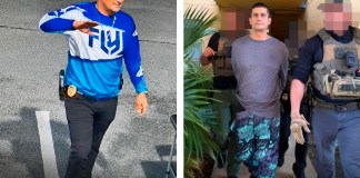 Ciudadano colombiano que autoridades arrestaron acusado de hacerse pasar por un agente de ICE. Foto La Hora: X/ @USAO_SDFL